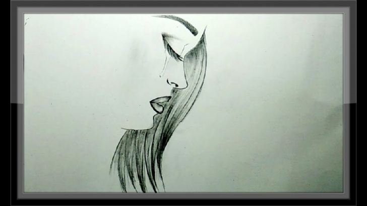 The Best Simple Pencil Sketches Of Girl Techniques Coo;l Pencil Drawing A Beautiful Girl Face Simple &amp; Easy Pic
