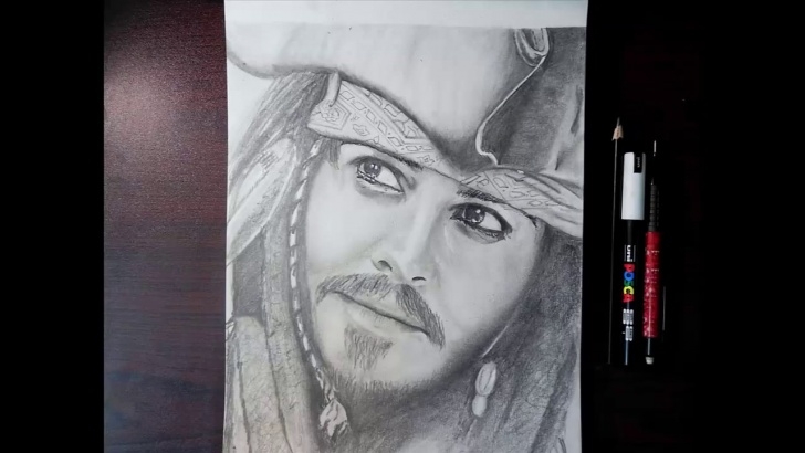 Top Jack Sparrow Pencil Drawing Tutorials Jack Sparrow - Pencil Sketch Pics