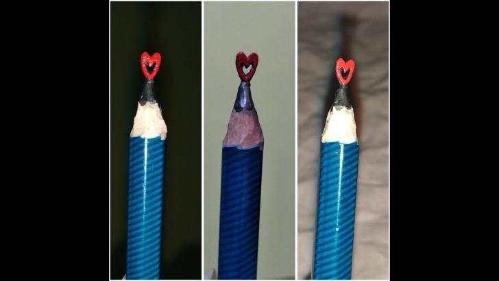 Top Pencil Carving Heart for Beginners Pencil Carving | Micro Art | Heart Pictures