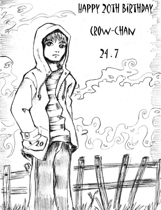 Wonderful Birthday Pencil Drawings Ideas 21 Year Old Birthday Drawing With Pencil | Happy Birthday Crow | Art Images